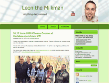 Tablet Screenshot of leonthemilkman.com